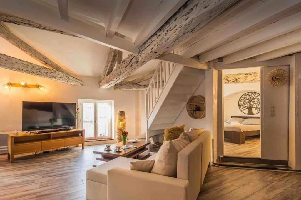 Appartement Cocooning, Climatise, Au Coeur D'Agén Exterior foto