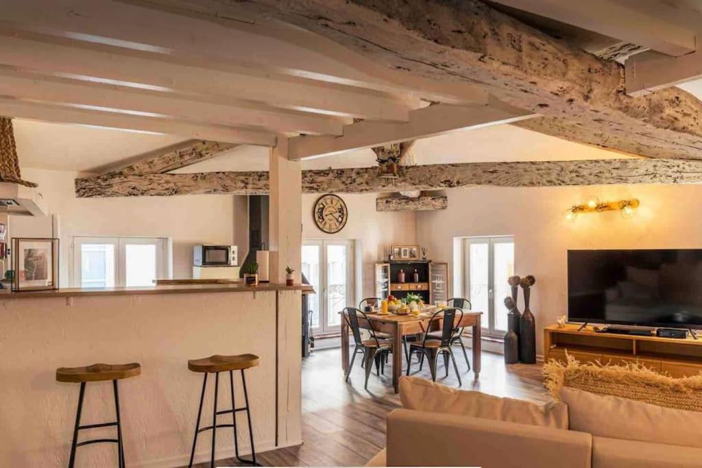 Appartement Cocooning, Climatise, Au Coeur D'Agén Exterior foto