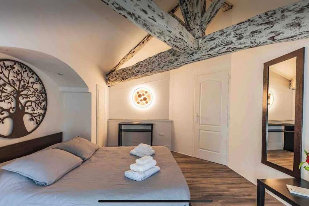 Appartement Cocooning, Climatise, Au Coeur D'Agén Exterior foto
