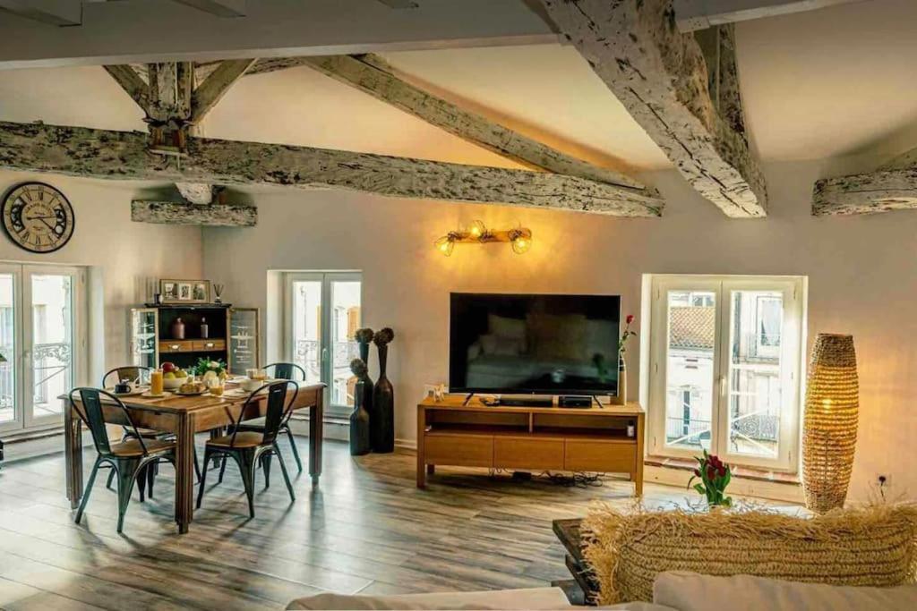 Appartement Cocooning, Climatise, Au Coeur D'Agén Exterior foto
